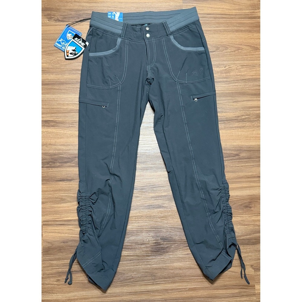 Kuhl Durango Cinch Hiking Pant Womens Carbon Gray Sz 6 Short 30" Inseam